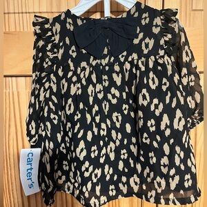 Carters 2pc leopard dress.